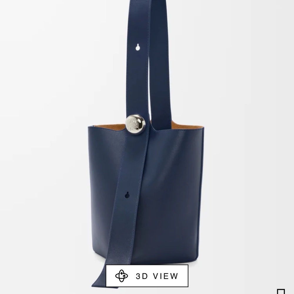 Loewe blue bucket bag, medium